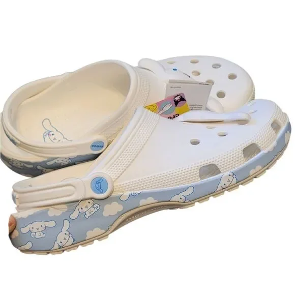 Crocs x Sanrio Men's White Cinnamoroll Crocs Size US 13 NWT
